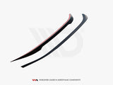 Spoiler CAP compatible with Toyota Corolla Mk12 Sedan - Carbon Look