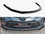 Front Splitter compatible with Toyota Corolla Mk12 Sedan - Carbon Look