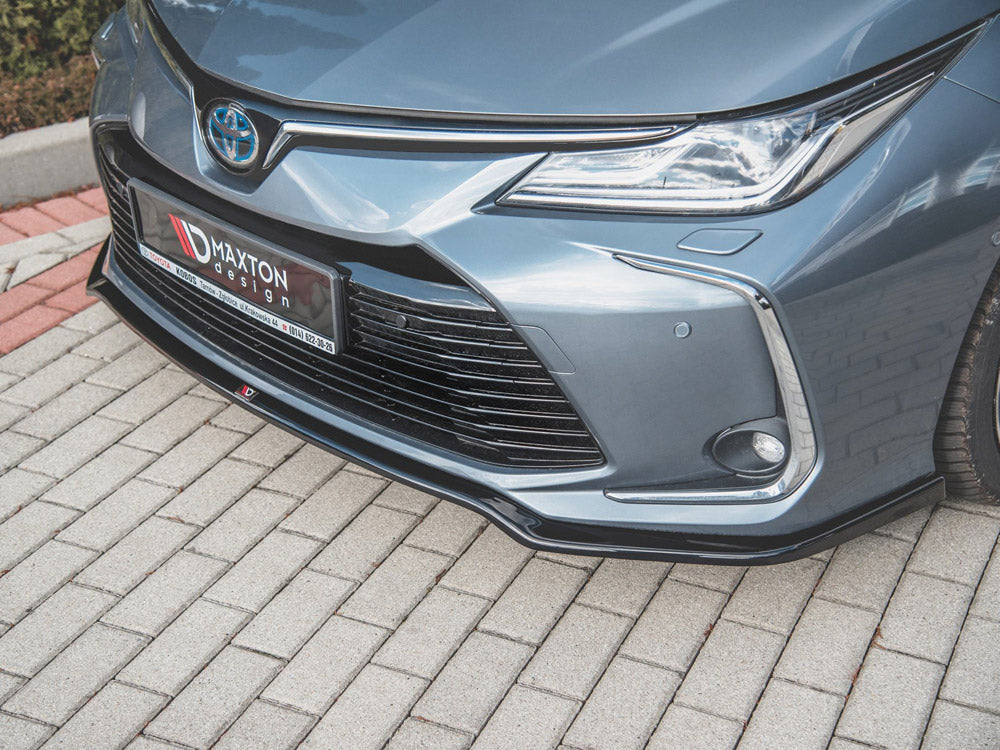 Front Splitter compatible with Toyota Corolla Mk12 Sedan - Carbon Look