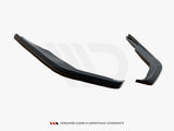 Rear Side Splitters compatible with Toyota Corolla Mk12 Sedan - Carbon Look