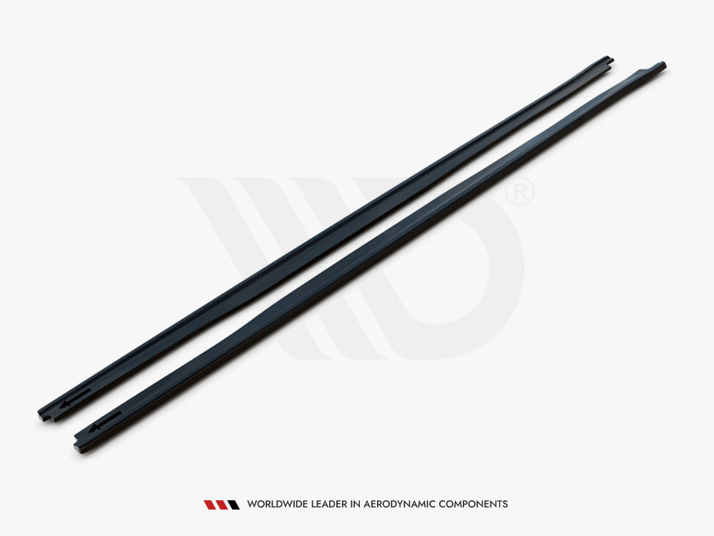 Side Skirts Diffusers compatible with Toyota Corolla Mk12 Sedan - Carbon Look