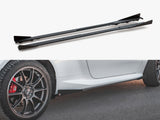 Street PRO Side Skirts Diffusers + Flaps compatible with Toyota GR Yaris Mk4