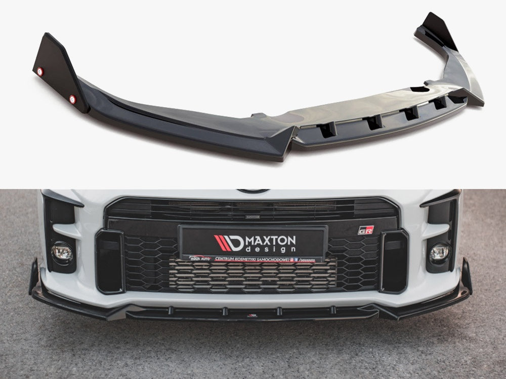Front Splitter V.2 + Flaps compatible with Toyota GR Yaris Mk4