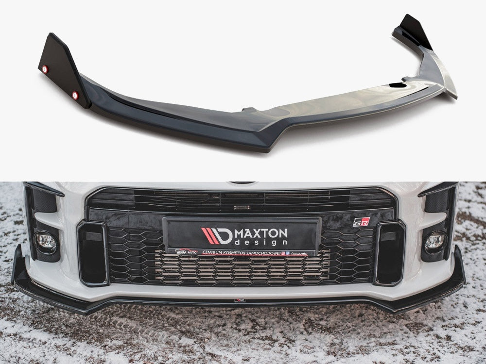 Front Splitter V.3 + Flaps compatible with Toyota GR Yaris Mk4