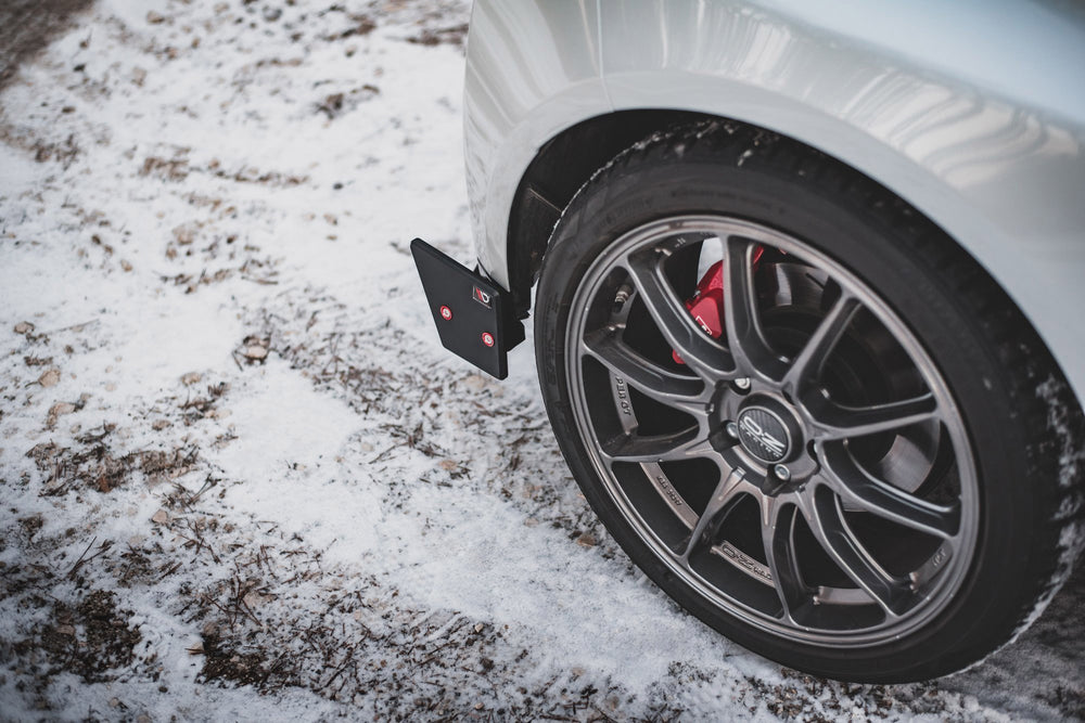 Rear Side Splitters V.2 + Flaps compatible with Toyota GR Yaris Mk4