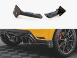 Rear Side Splitters V.4 + Flaps compatible with Toyota GR Yaris Mk4
