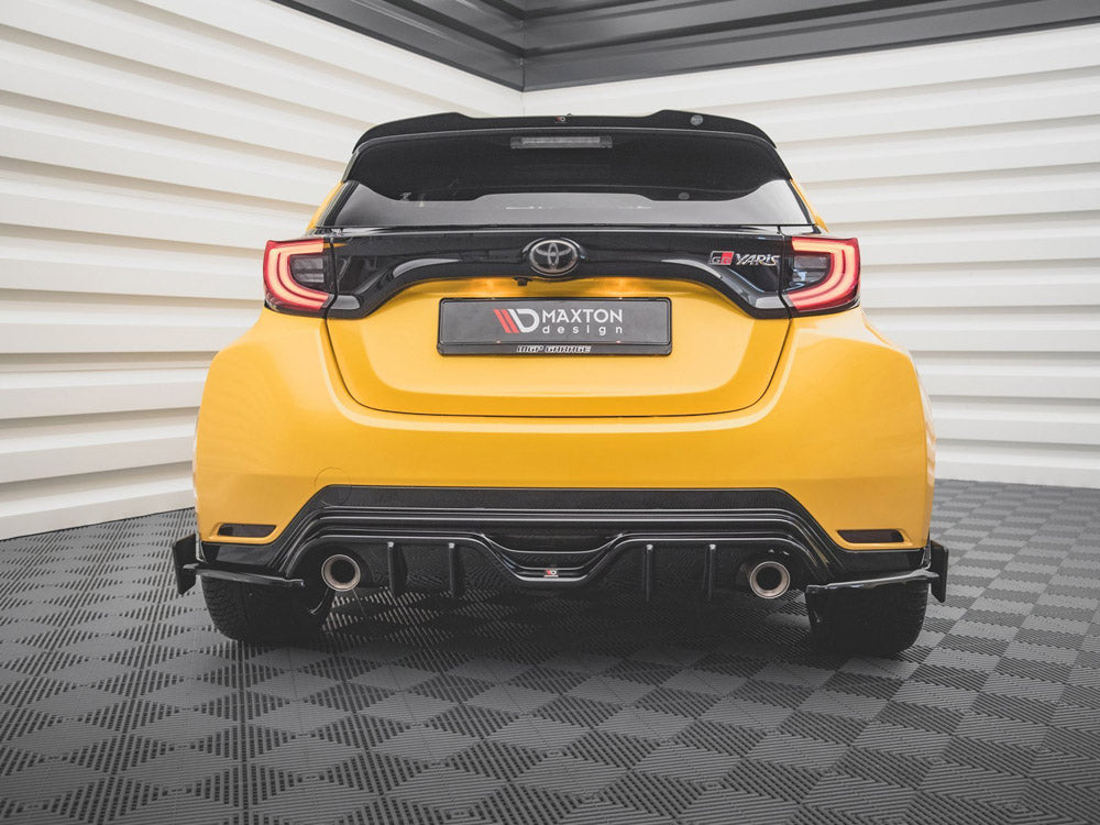Rear Side Splitters V.4 + Flaps compatible with Toyota GR Yaris Mk4