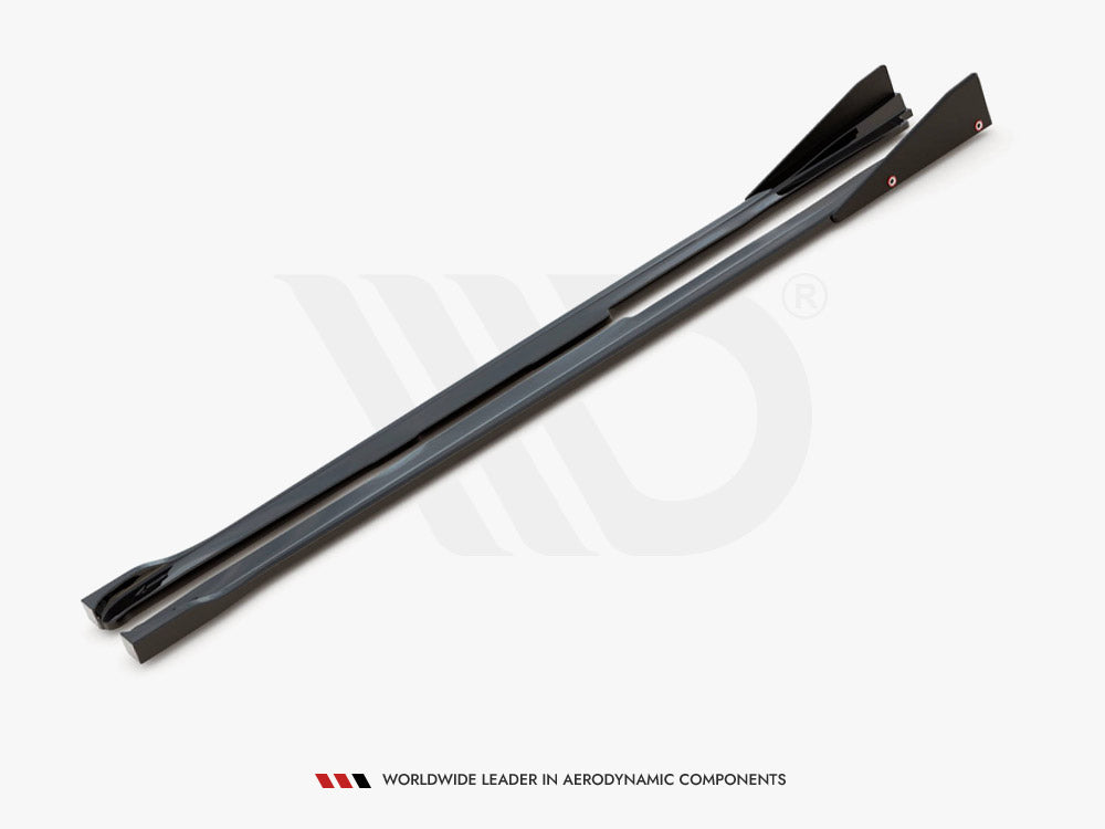Side Skirts Diffusers V.2 + Flaps compatible with Toyota GR Yaris Mk4