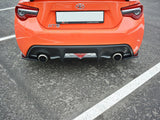 Rear Side Splitters V.1 compatible with Toyota GT86 Facelift