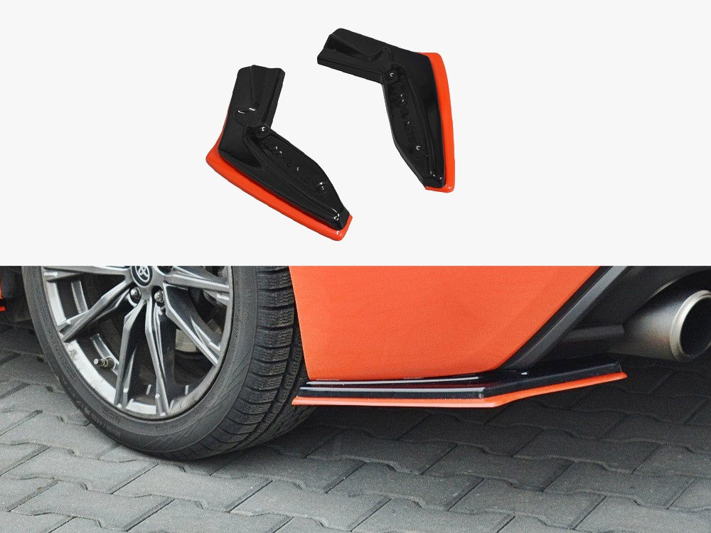 Rear Side Splitters V.2 compatible with Toyota GT86 Facelift