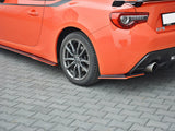Rear Side Splitters V.2 compatible with Toyota GT86 Facelift