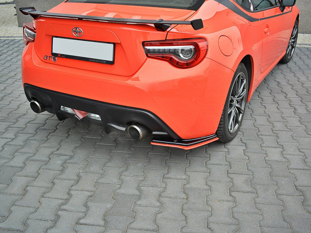 Rear Side Splitters V.2 compatible with Toyota GT86 Facelift