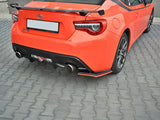 Rear Side Splitters V.2 compatible with Toyota GT86 Facelift