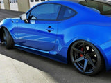 Side Skirts Splitters compatible with Toyota GT86 Facelift (2012-2016)