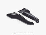 Rear Side Splitters V.2 compatible with Tesla Model X (2015-)
