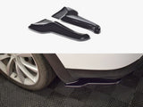 Rear Side Splitters V.2 compatible with Tesla Model X (2015-)