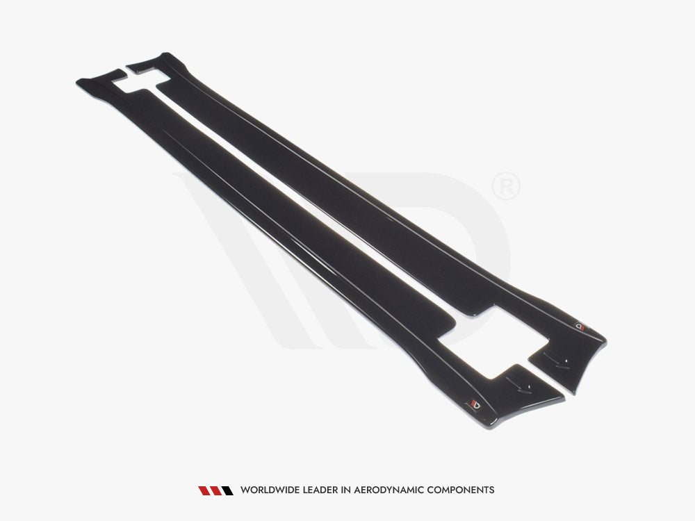 Side Skirts Diffusers V.2 compatible with Tesla Model X (2015-)