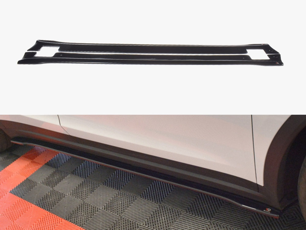 Side Skirts Diffusers V.2 compatible with Tesla Model X (2015-)