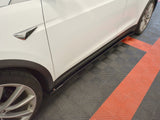 Side Skirts Diffusers V.2 compatible with Tesla Model X (2015-)