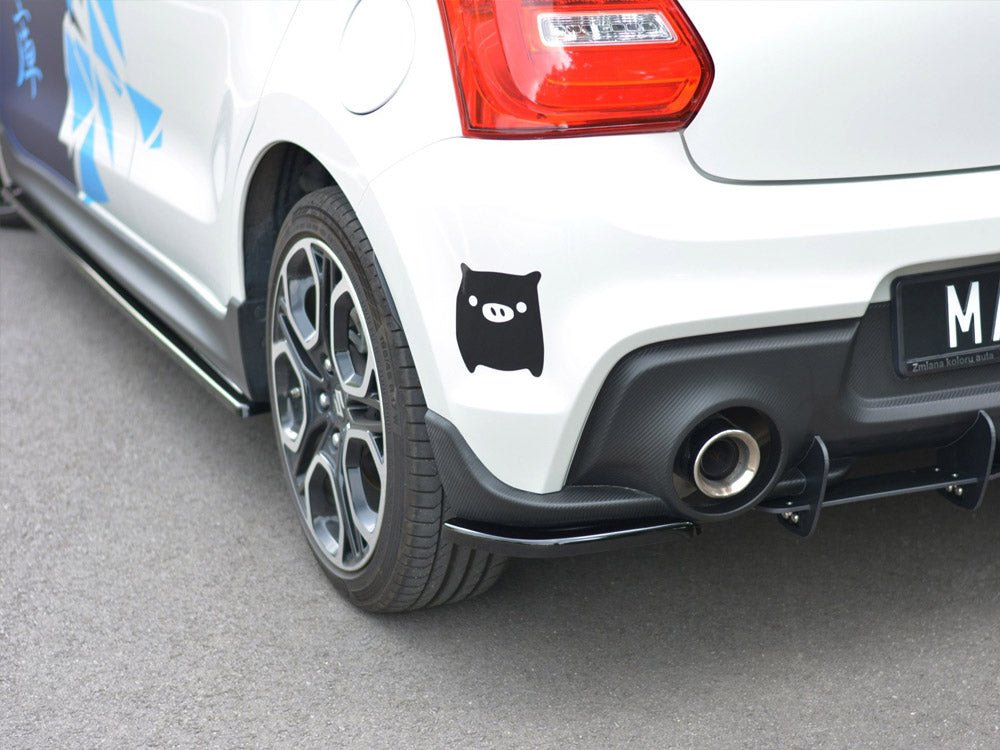 Rear Side Splitters compatible with Suzuki Swift 6 Sport (2018-)