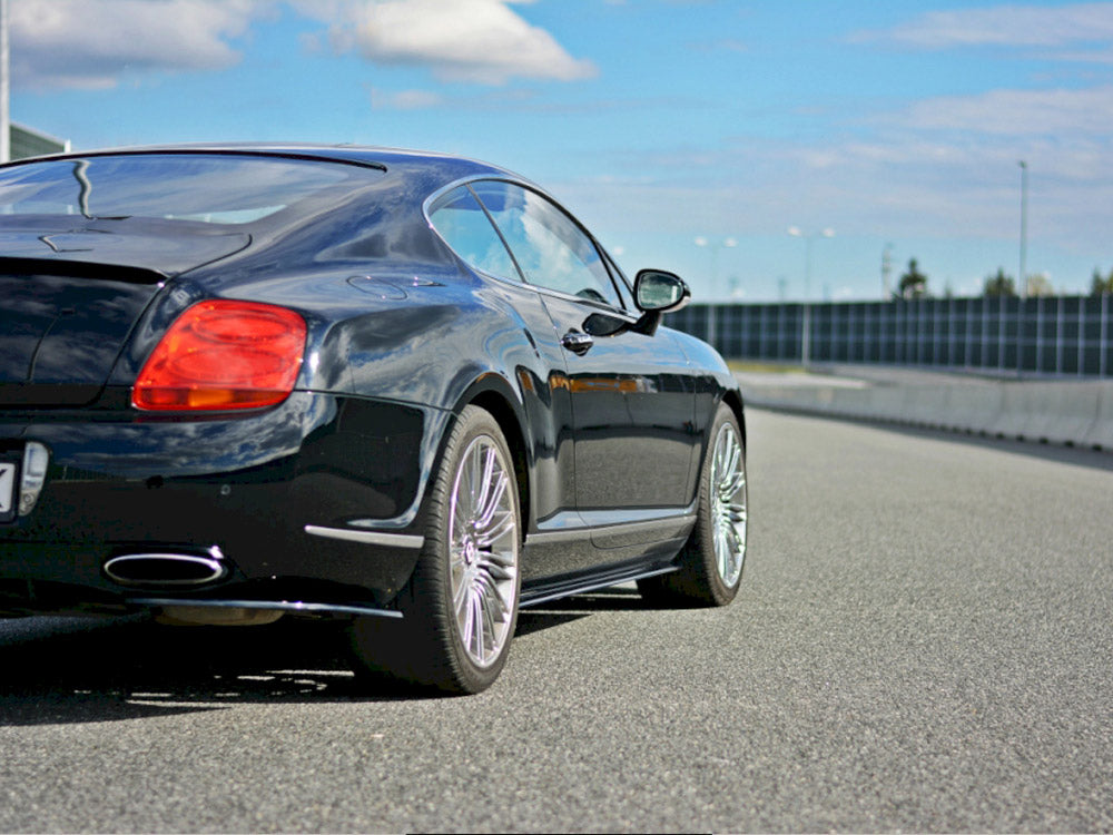 Side Skirts Splitters compatible with Bentley Continental GT (2009-12) - Carbon Look