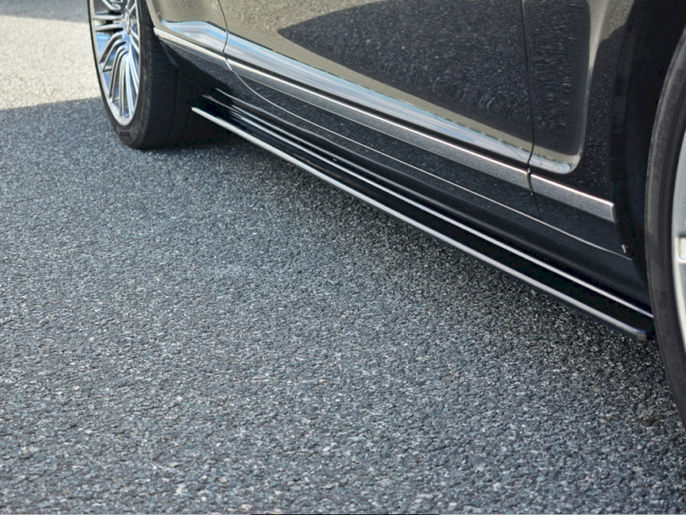 Side Skirts Splitters compatible with Bentley Continental GT (2009-12) - Carbon Look