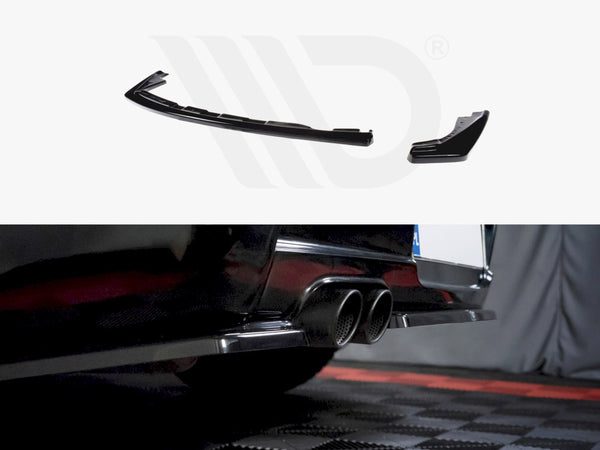 MAXTON DESIGN Central Rear Splitter (Without Vertical Bars) Bmw 1 E81/ E87 M-sport Facelift (2007-2011)