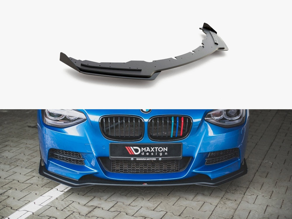Street PRO Front Splitter + Flaps compatible with BMW M135i F20