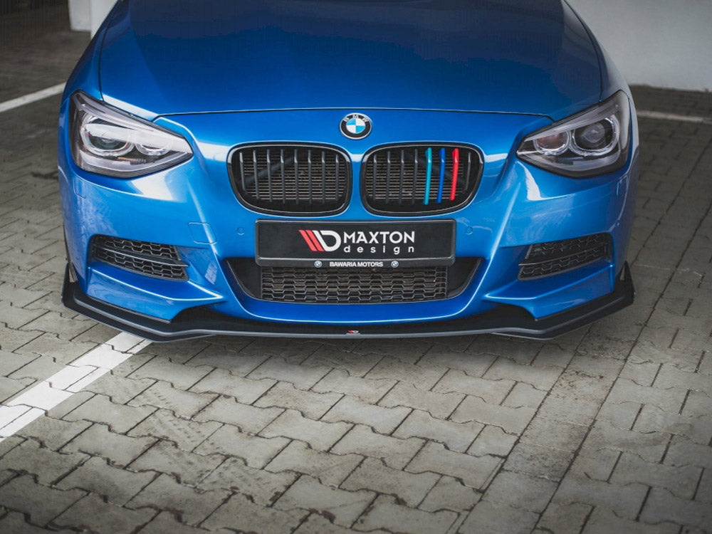 Street PRO Front Splitter + Flaps compatible with BMW M135i F20