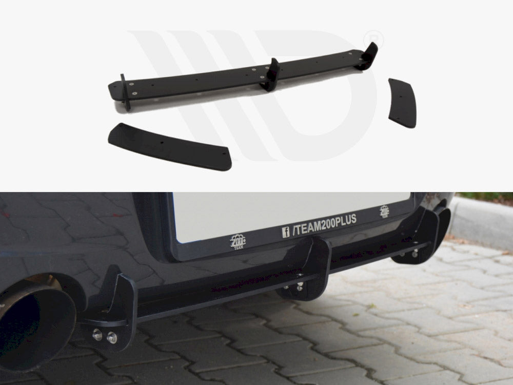 MAXTON DESIGN  Bmw 1 F20/F21 M-power Rear Diffuser & Rear Side Splitters (Preface)