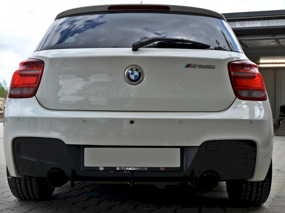 Rear Diffuser &amp; Rear Side Splitters compatible with BMW 1 F20/F21 M-Power (Preface)