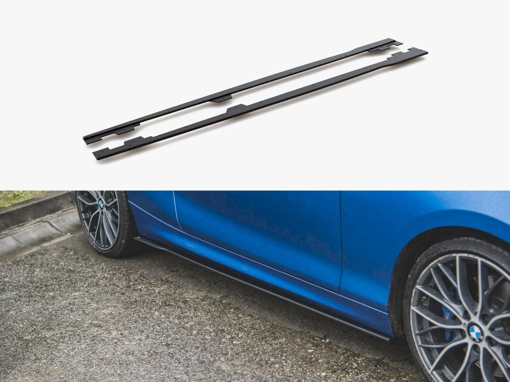 Street PRO Side Skirts Diffusers compatible with BMW 1 F21 M135i / M140i / M-Pack