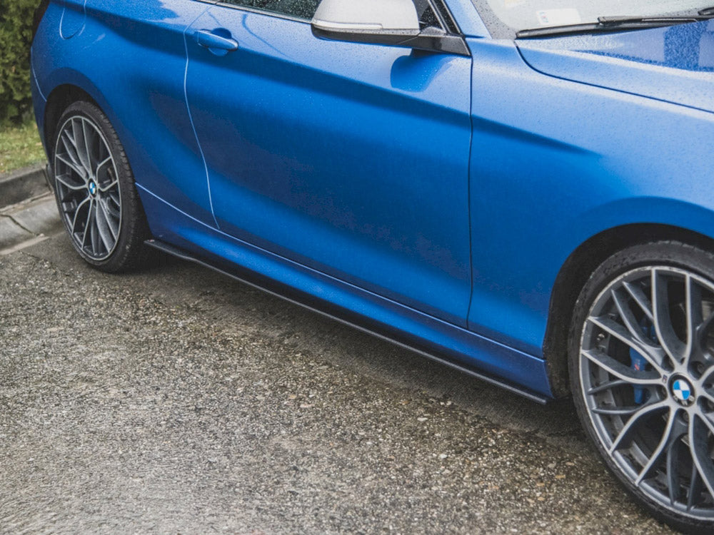 Street PRO Side Skirts Diffusers compatible with BMW 1 F21 M135i / M140i / M-Pack
