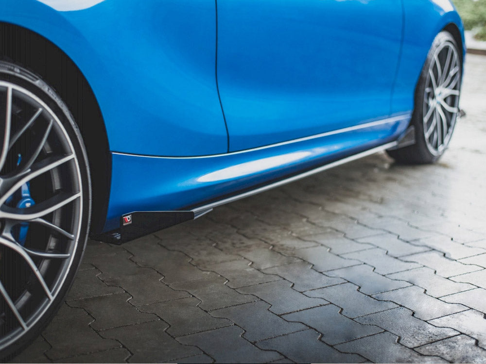 Street PRO Side Skirts Diffusers + Flaps compatible with BMW 1 F21 M135i / M140i / M-Pack