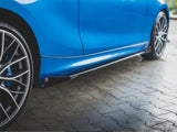 Street PRO Side Skirts Diffusers + Flaps compatible with BMW 1 F21 M135i / M140i / M-Pack