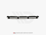 Central Rear Splitter (Vertical Bars) compatible with BMW 1 F20 / F21 - Carbon Look