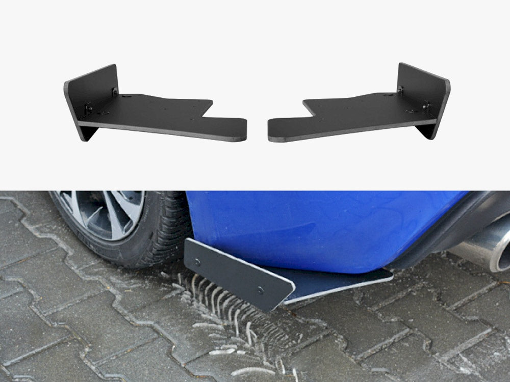 Racing Rear Side Splitters compatible with Subaru BRZ Mk1 / Mk1 Facelift