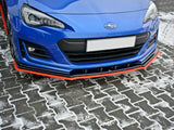 Front Splitter V.4 compatible with Subaru BRZ Mk1 Facelift