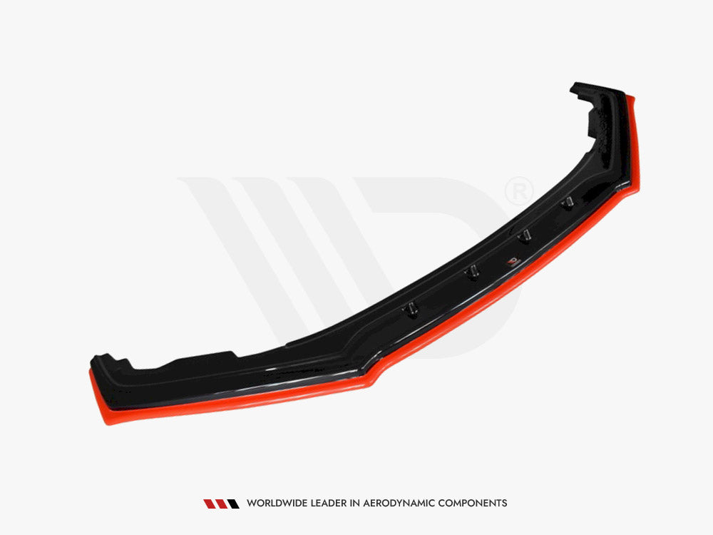MAXTON DESIGN Front Splitter (Black &amp; Red) V.4 Subaru BRZ Facelift (2017-2020)