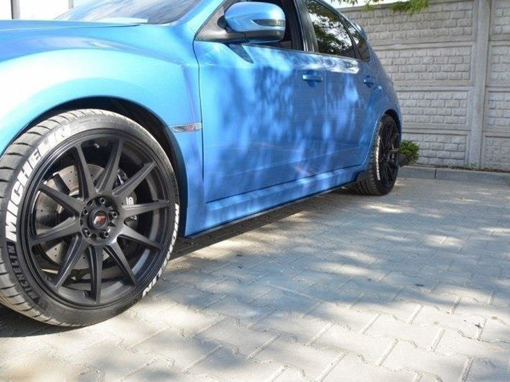 Racing Side Skirts Diffusers Subaru Impreza WRX STI 2009-2011