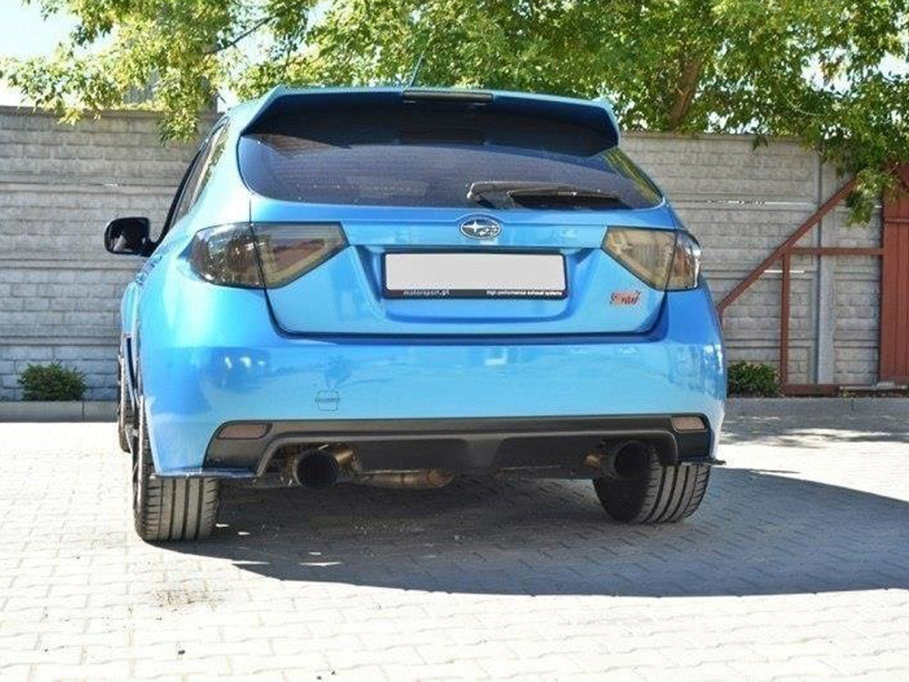 Rear Side Splitters compatible with Subaru Impreza WRX STI Mk3 - Carbon Look