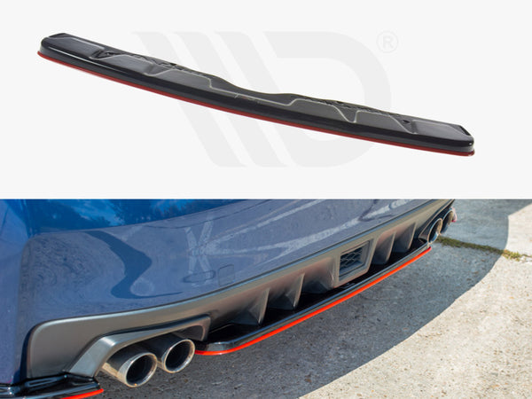 MAXTON DESIGN Central Rear Splitter V.2 Subaru WRX STI