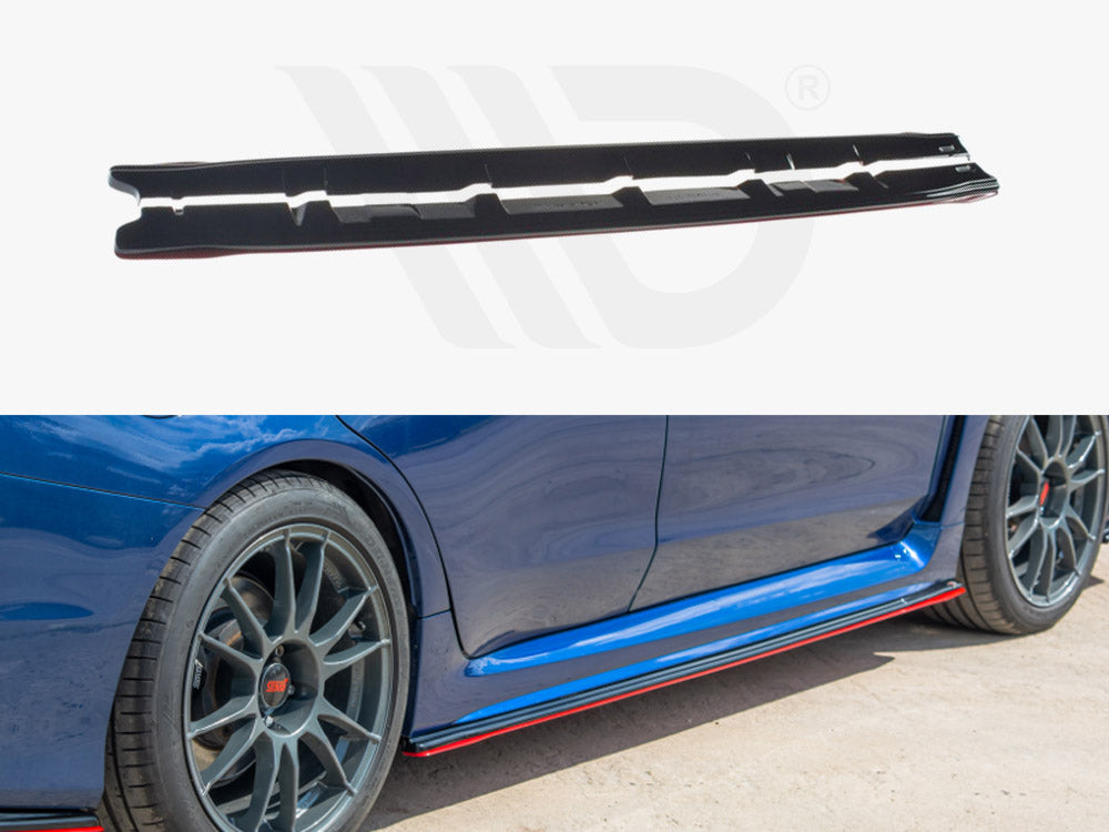 Side Skirts Diffusers V.2 Subaru WRX STI