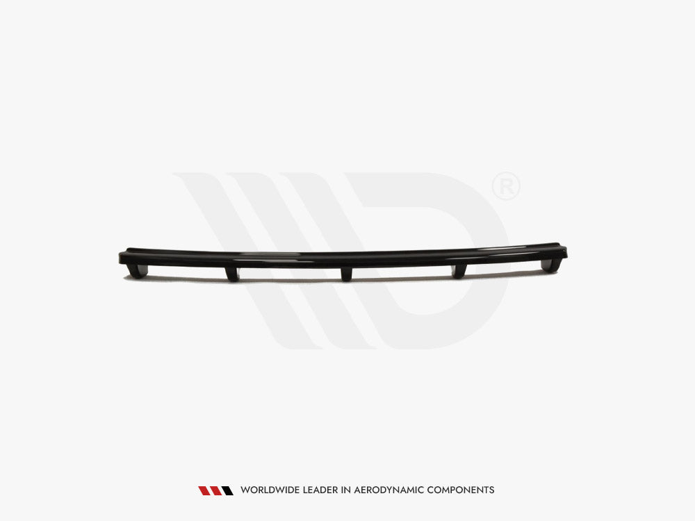 Central Rear Splitter (Vertical Bars) compatible with Audi TT S 8J - Carbon Look