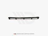 Central Rear Splitter (Vertical Bars) compatible with Audi TT S 8J - Carbon Look