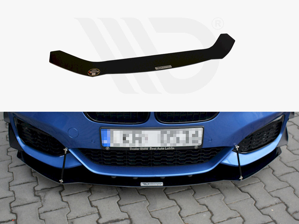 MAXTON DESIGN Front Racing Splitter V.1 BMW 1 F20 / F21 Facelift