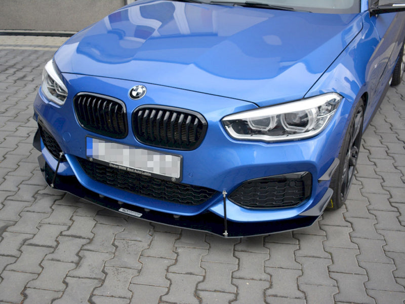 MAXTON DESIGN Front Racing Splitter V.1 BMW 1 F20 / F21 Facelift