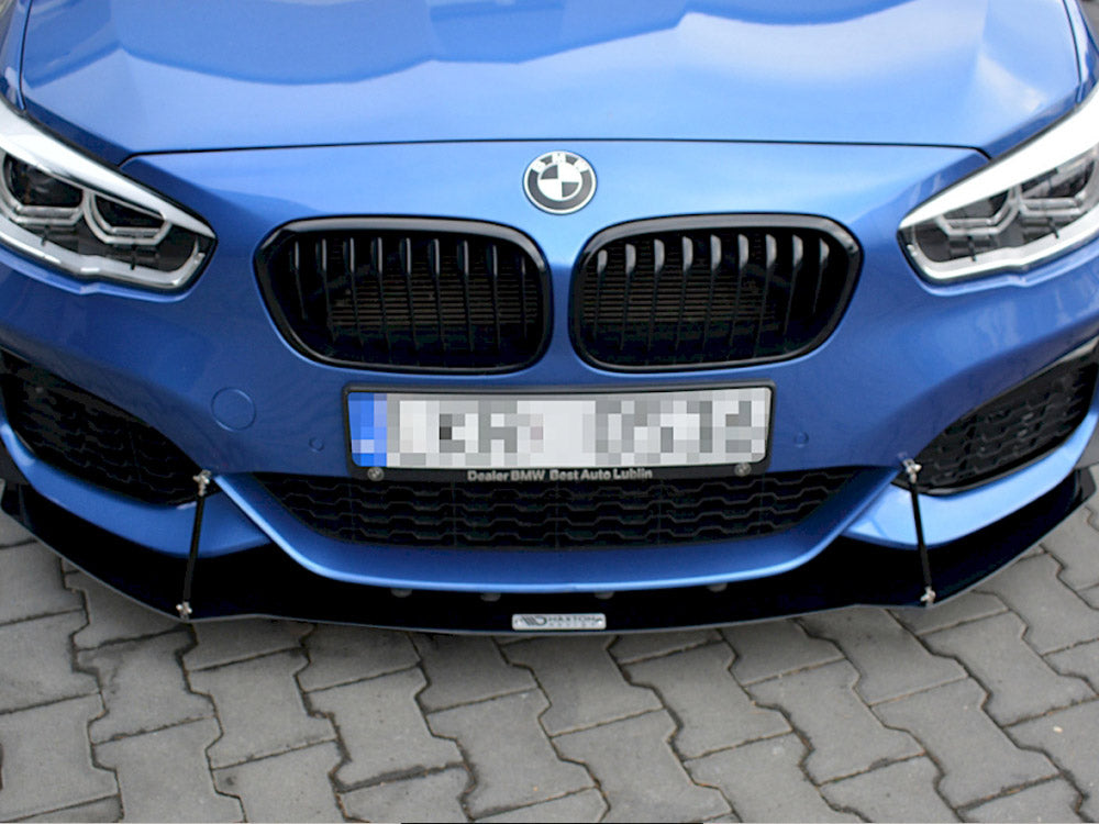 MAXTON DESIGN Front Racing Splitter V.1 BMW 1 F20 / F21 Facelift