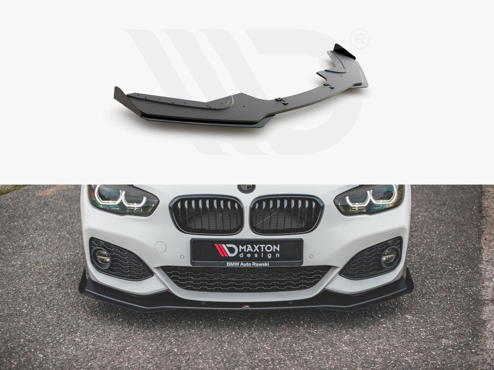 Racing Durability Front Splitter V.3 + Flaps BMW 1 F20 M-Pack Facelift / M140i