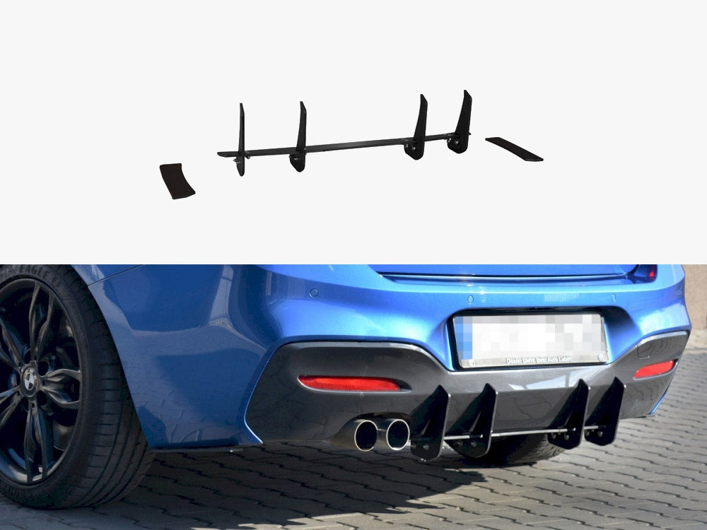 Rear Diffuser V.1 compatible with BMW 1 F20 / F21 Facelift